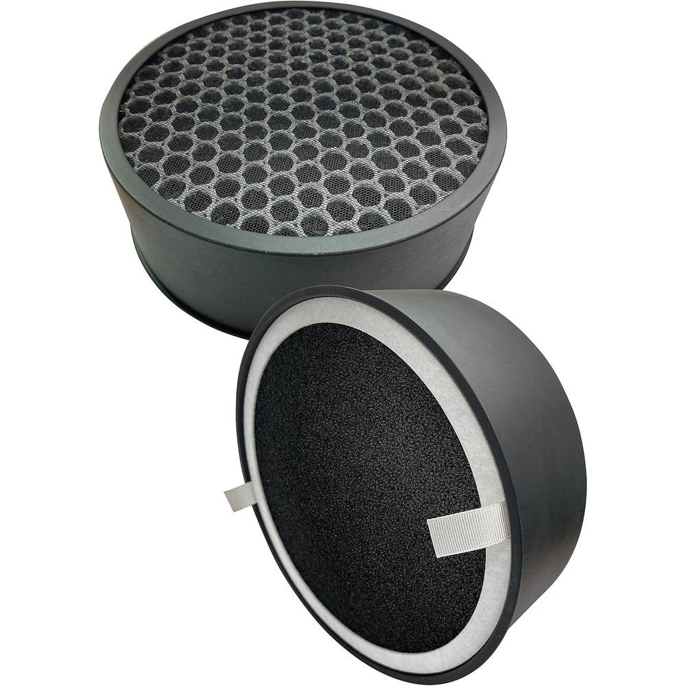 2-Pack Comfort Zone HEPA Filters + Charcoal Pre-Filter Set for Clean Air Purifie